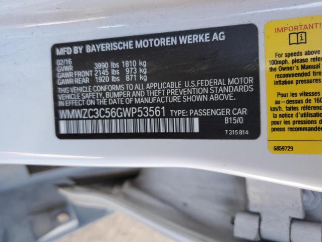 Photo 10 from auction – 2016 MINI COOPER S C with VIN WMWZC3C56GWP53561