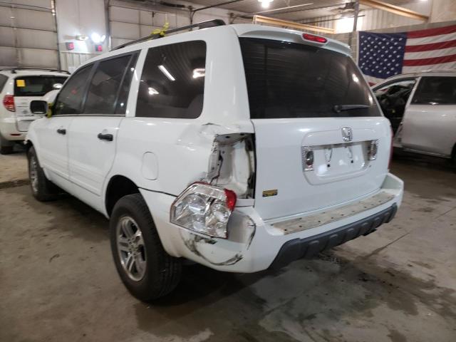 Photo 3 from auction – 2005 HONDA PILOT EX with VIN 5FNYF18495B059586