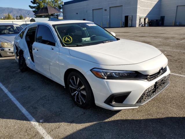 HONDA CIVIC EX 2022 with VIN JHMFE1F72NX000875 - Photo from auction