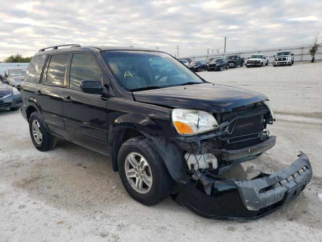 HONDA PILOT EXL 2004 with VIN 5FNYF18604B003441 - Photo from auction