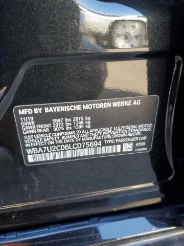 Photo 10 from auction – 2020 BMW 750 XI with VIN WBA7U2C06LCD75694