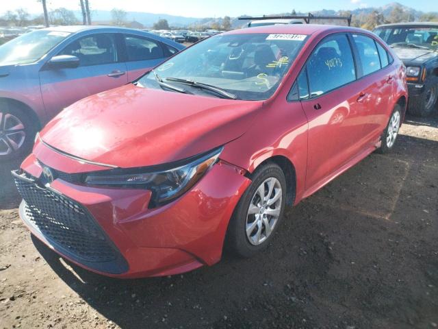 Photo 2 from auction – 2021 TOYOTA COROLLA LE with VIN 5YFEPMAE6MP217874