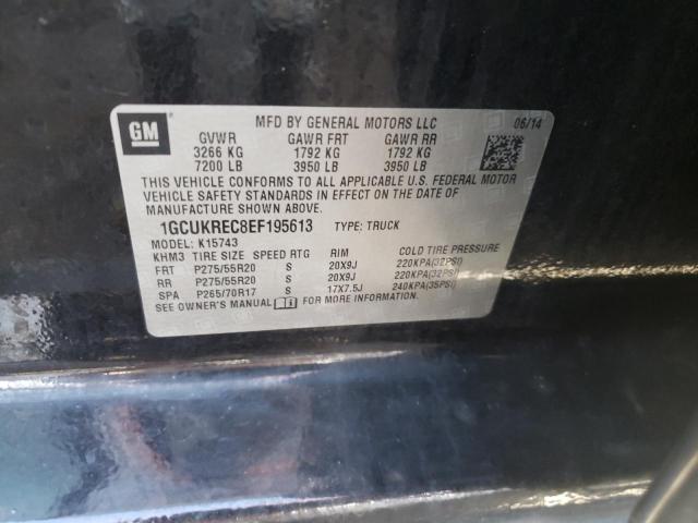 Photo 10 from auction – 2014 CHEVROLET SILVERADO with VIN 1GCUKREC8EF195613