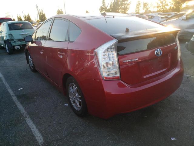 Photo 3 from auction – 2010 TOYOTA PRIUS with VIN JTDKN3DU8A0086099
