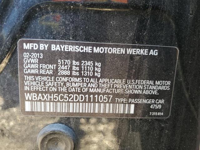 Photo 10 from auction – 2013 BMW 528 XI with VIN WBAXH5C52DD111057