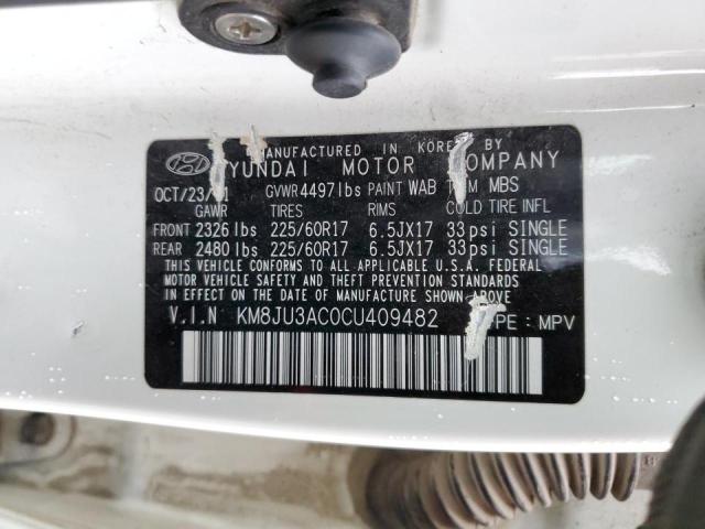 Photo 10 from auction – 2012 HYUNDAI TUCSON with VIN KM8JU3AC0CU409482