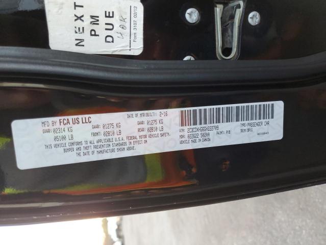 Photo 10 from auction – 2016 DODGE CHARGER SX with VIN 2C3CDXHG6GH222709