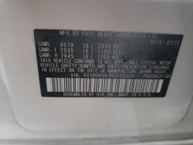Photo 10 from auction – 2017 SUBARU LEGACY SPO with VIN 4S3BNAS61H3045654