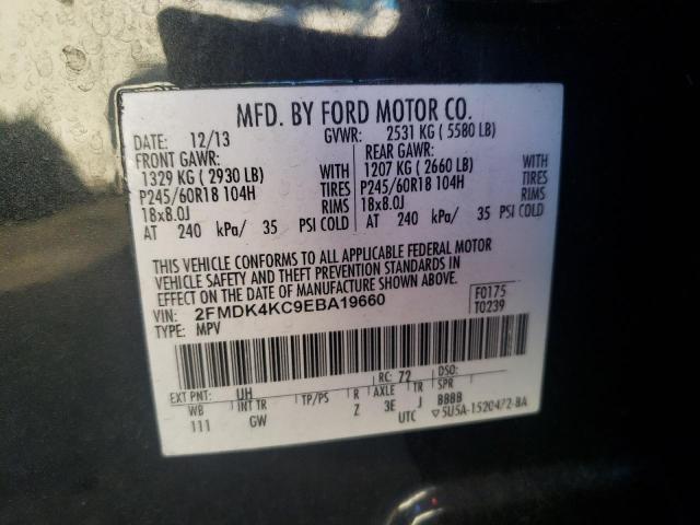 Photo 10 from auction – 2014 FORD EDGE LIMIT with VIN 2FMDK4KC9EBA19660