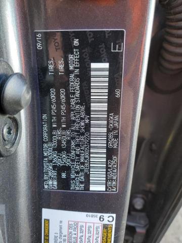 Photo 10 from auction – 2016 TOYOTA 4RUNNER SR with VIN JTEBU5JRXG5379220