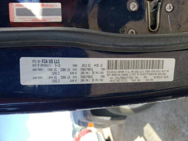 Photo 10 from auction – 2016 JEEP PATRIOT SP with VIN 1C4NJPBB6GD777523
