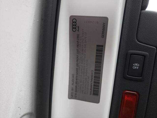 Photo 10 from auction – 2017 AUDI A4 ULTRA P with VIN WAUKMAF47HN055313