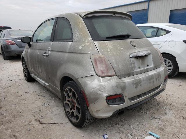 Photo 3 from auction – 2012 FIAT 500 SPORT with VIN 3C3CFFBR1CT100596