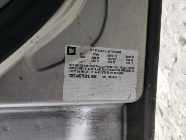 Photo 10 from auction – 2005 CADILLAC STS with VIN 1G6DW677650173909