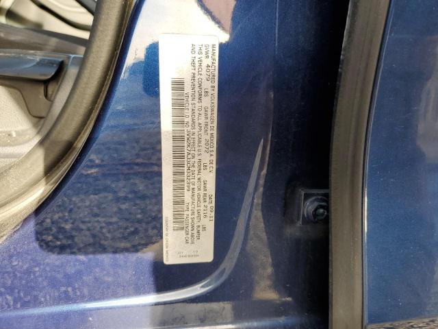 Photo 10 from auction – 2012 VOLKSWAGEN JETTA BASE with VIN 3VW2K7AJ3CM332399