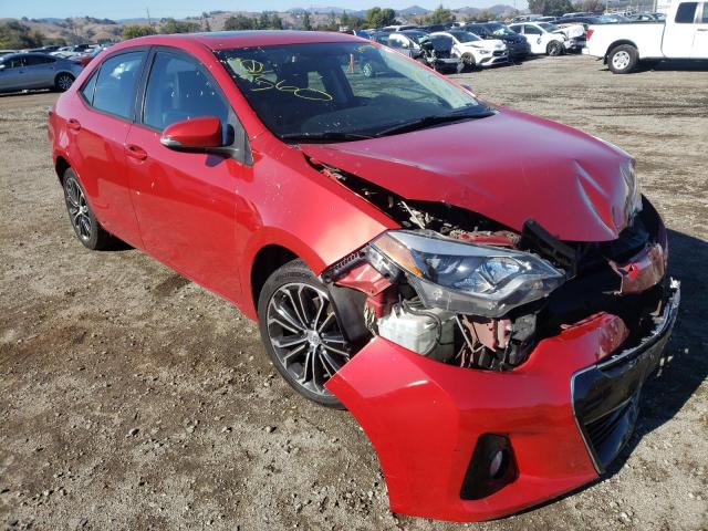 TOYOTA COROLLA L 2015 with VIN 5YFBURHEXFP249664 - Photo from auction
