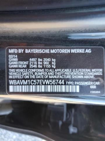 Photo 10 from auction – 2014 BMW X1 SDRIVE2 with VIN WBAVM1C57EVW56744