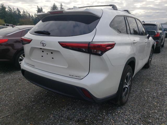 Photo 4 from auction – 2021 TOYOTA HIGHLANDER with VIN 5TDGZRBH6MS080970