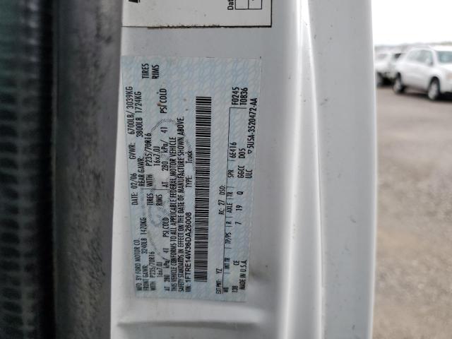 Foto 10 de la subasta – 2006 FORD ECONOLINE con VIN 1FTRE14W36DA26008