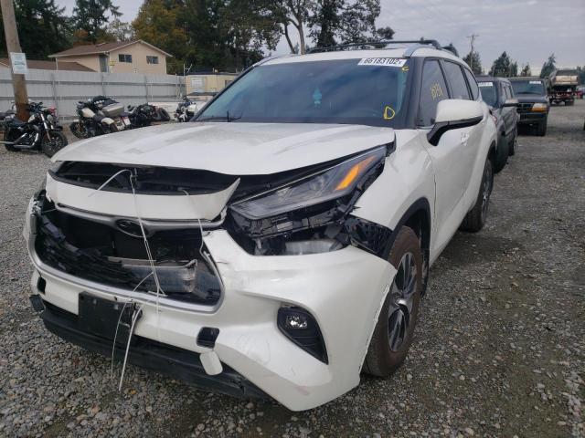Photo 2 from auction – 2021 TOYOTA HIGHLANDER with VIN 5TDGZRBH6MS080970
