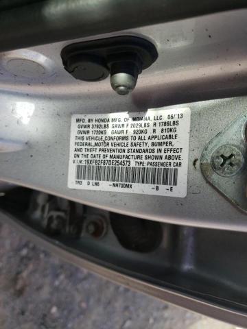 Photo 10 from auction – 2013 HONDA CIVIC EX with VIN 19XFB2F87DE254573