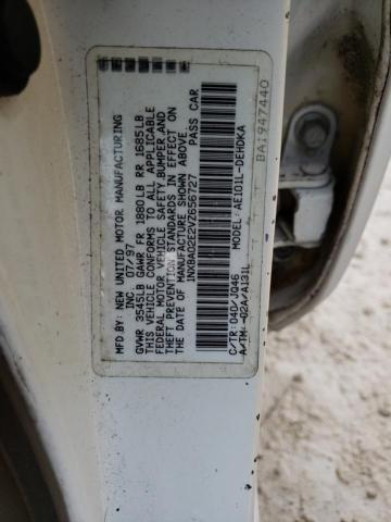 Photo 10 from auction – 1997 TOYOTA COROLLA BA with VIN 1NXBA02E2VZ656727