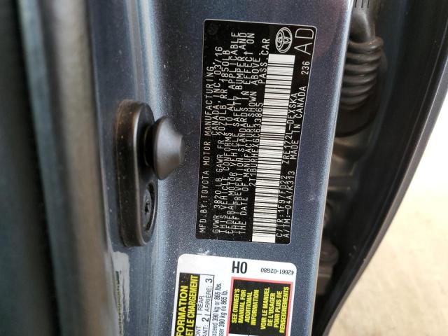Photo 10 from auction – 2016 TOYOTA COROLLA L with VIN 2T1BURHEXGC633865