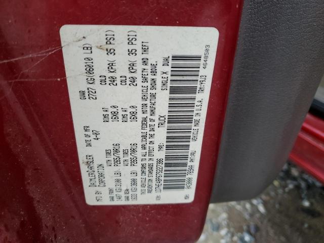 Photo 10 from auction – 2007 DODGE DAKOTA QUA with VIN 1D7HE48P67S227386