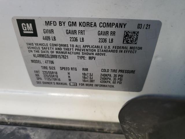 Photo 10 from auction – 2021 BUICK ENCORE GX with VIN KL4MMGSL0MB157621