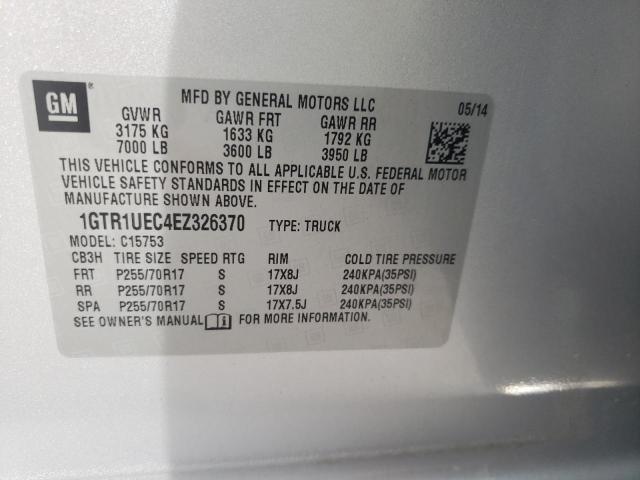 Photo 10 from auction – 2014 GMC SIERRA C15 with VIN 1GTR1UEC4EZ326370