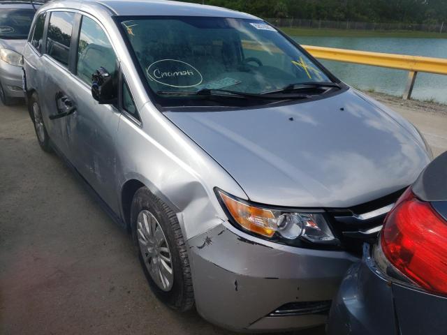 HONDA ODYSSEY LX 2014 with VIN 5FNRL5H23EB096409 - Photo from auction