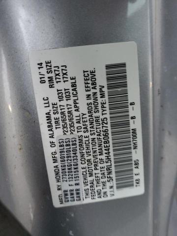Photo 10 from auction – 2014 HONDA ODYSSEY EX with VIN 5FNRL5H44EB066725