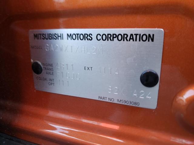 Photo 10 from auction – 2022 MITSUBISHI OUTLANDER with VIN JA4APVAU2NU010635