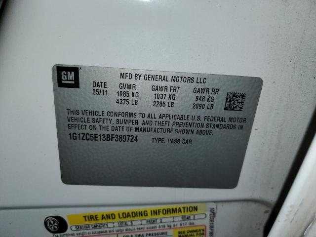 Photo 10 from auction – 2011 CHEVROLET MALIBU with VIN 1G1ZC5E13BF389724