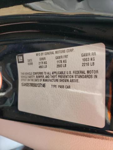 Photo 10 from auction – 2009 BUICK LUCERNE CX with VIN 1G4HD57M09U137146