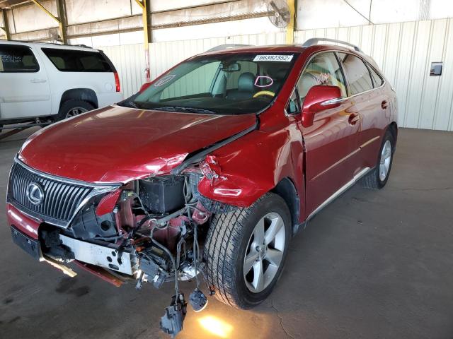 Photo 2 from auction – 2012 LEXUS RX 350 with VIN 2T2BK1BA1CC139123