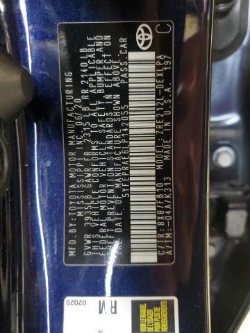 Photo 10 from auction – 2020 TOYOTA COROLLA LE with VIN 5YFEPRAE6LP142055