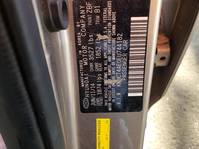 Photo 10 from auction – 2014 HYUNDAI ACCENT GLS with VIN KMHCT4AE0EU744182