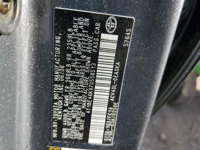 Photo 10 from auction – 2007 TOYOTA CAMRY CE/L with VIN 4T1BE46KX7U558513