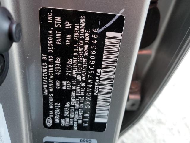 Photo 10 from auction – 2012 KIA OPTIMA EX with VIN 5XXGN4A79CG065466