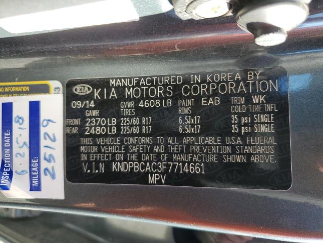 Photo 10 from auction – 2015 KIA SPORTAGE L with VIN KNDPBCAC3F7714661