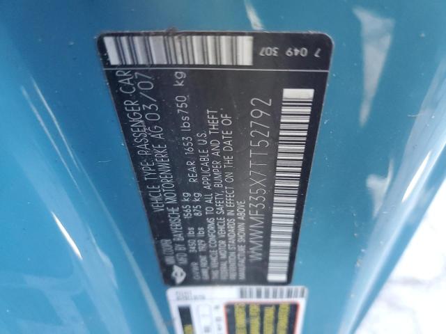 Photo 10 from auction – 2003 MINI COOPER with VIN WMWMF335X7TT52792