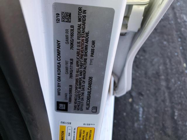 Photo 10 from auction – 2020 CHEVROLET SPARK 1LT with VIN KL8CD6SA9LC446508