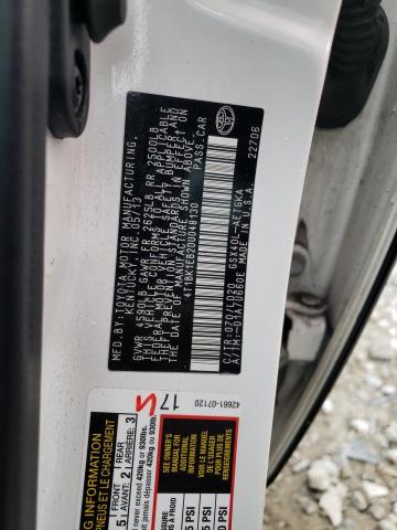 Photo 10 from auction – 2013 TOYOTA AVALON BAS with VIN 4T1BK1EB2DU048130