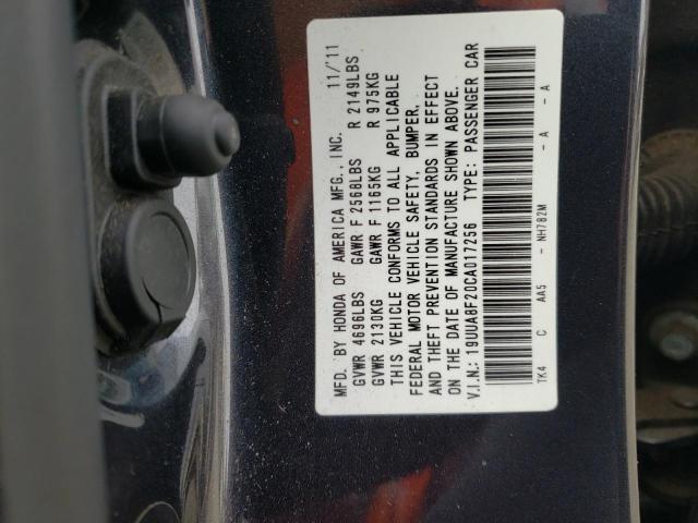 Photo 10 from auction – 2012 ACURA TL with VIN 19UUA8F20CA017256