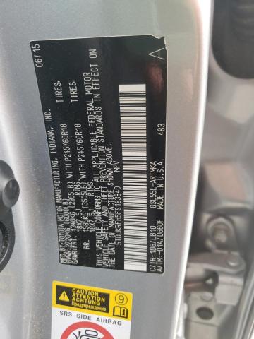 Photo 10 from auction – 2015 TOYOTA HIGHLANDER with VIN 5TDJKRFH5FS183840