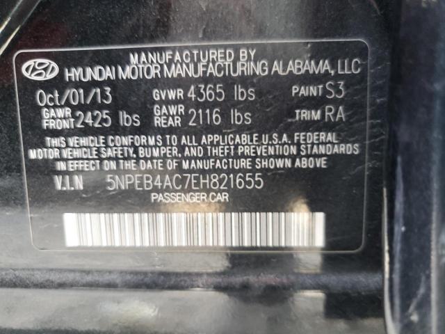 Photo 10 from auction – 2014 HYUNDAI SONATA GLS with VIN 5NPEB4AC7EH821655