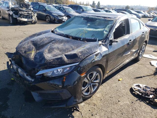 Photo 2 from auction – 2017 HONDA CIVIC LX with VIN 2HGFC2F57HH513612
