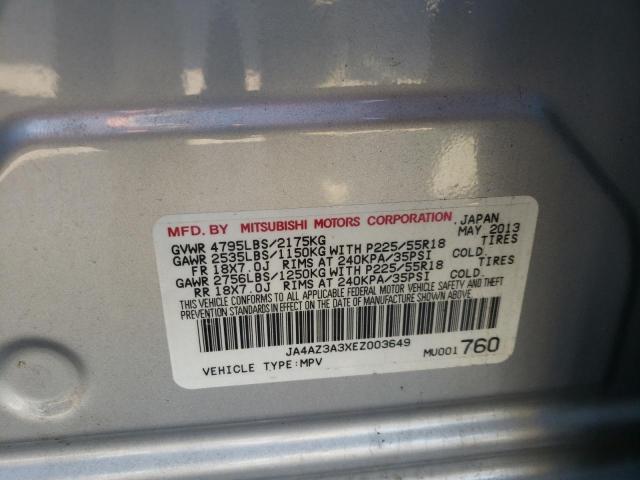 Photo 10 from auction – 2014 MITSUBISHI OUTLANDER with VIN JA4AZ3A3XEZ003649