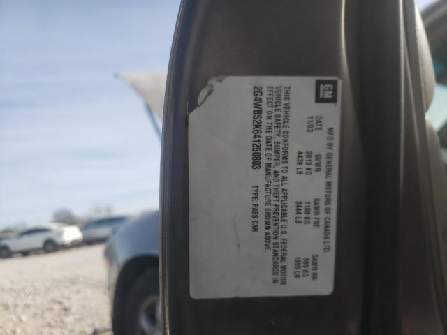 Photo 10 from auction – 2004 BUICK REGAL LS with VIN 2G4WB52K641250803